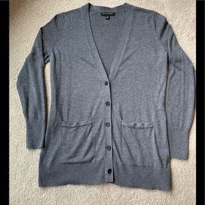 Banana Republic gray cardigan sweater.  EUC